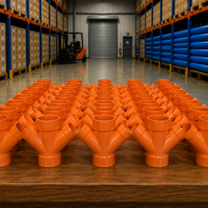 PVC Plumbing Fitting - Cross Wye Reducer