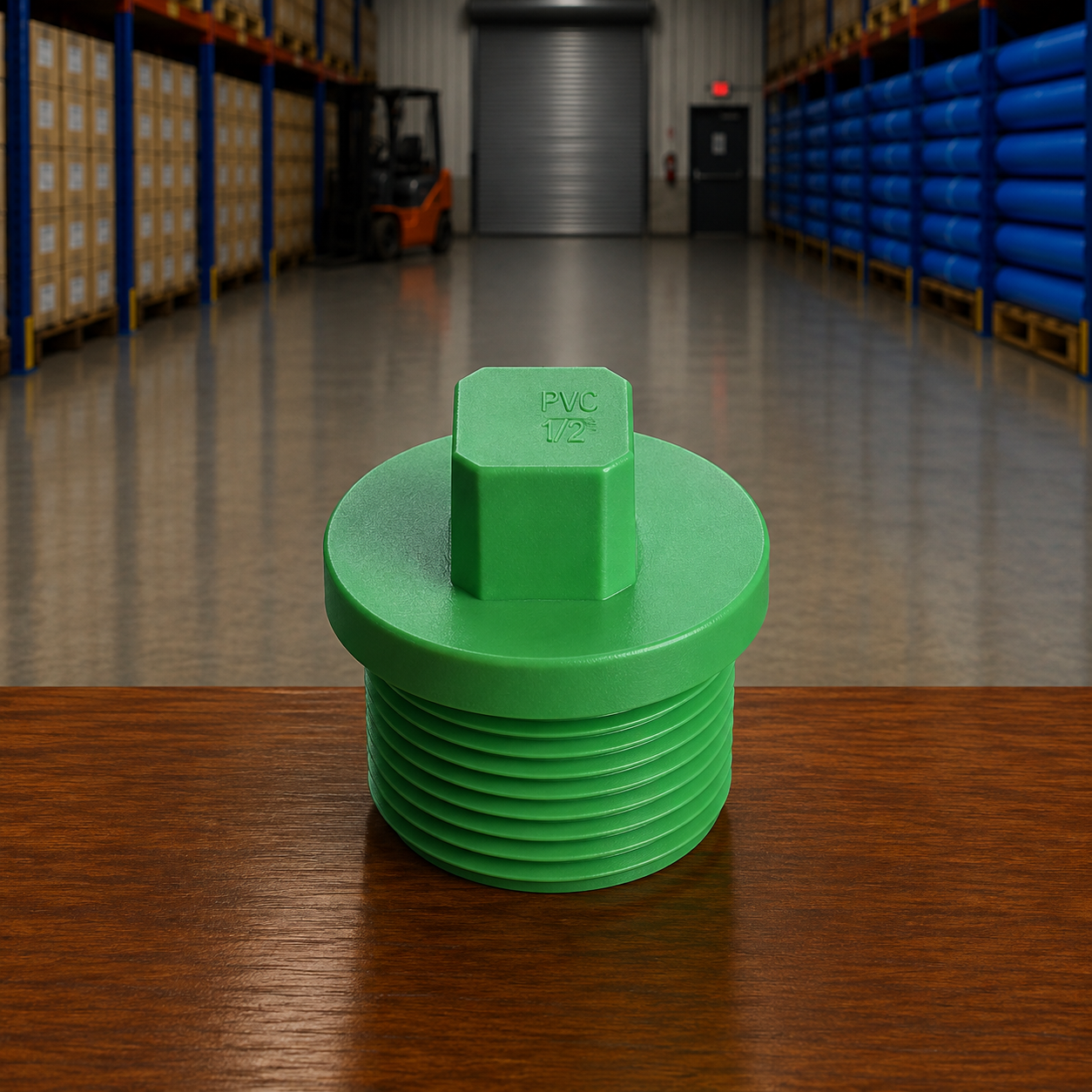 PVC Plumbing Fitting - PN25 Threaded Plug