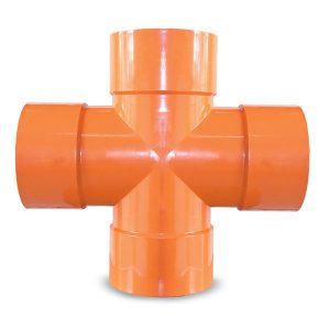 DDC Coolmakers and Powerbuilders Corp PVC San Cross Tee