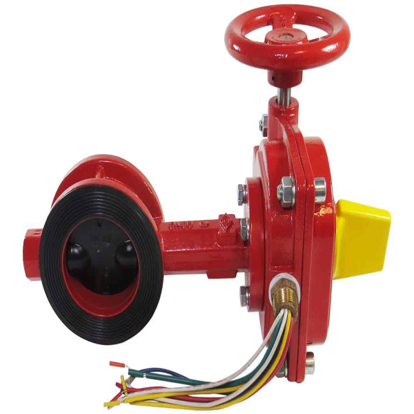 DDC Coolmakers and Powerbuilders Corp Butterfly Valve with Tamper Switch