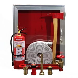 DDC Coolmakers and Powerbuilders Corp Fire Hose Cabinet Set