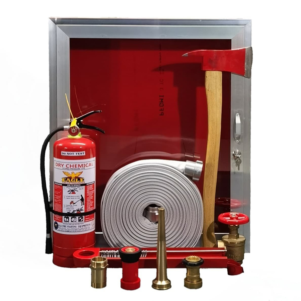 DDC Coolmakers and Powerbuilders Corp Fire Hose Cabinet Set