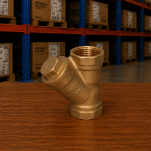 MU - Wye-Strainer, Bronze body, Threaded type