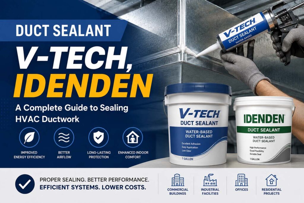 Duct Sealant V-Tech, Idenden: A Complete Guide to Sealing HVAC Ductwork