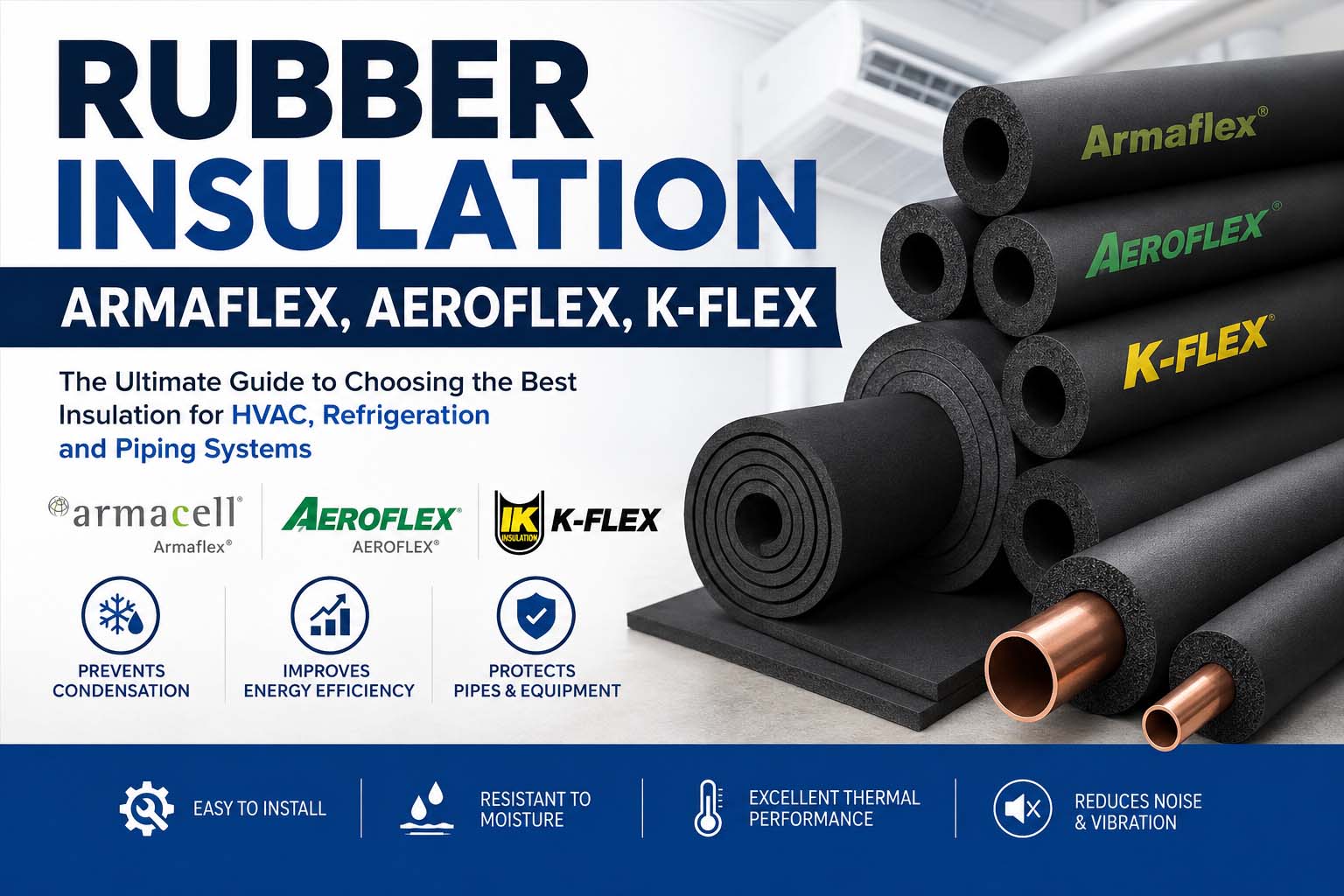 Rubber-Insulation-Armaflex-Aeroflex-and-K-Flex-—-Complete-Guide-for-HVAC-Piping