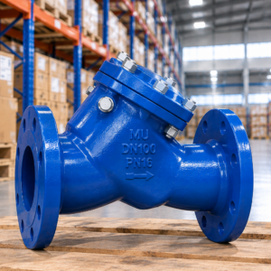 Blue-Industrial-Valve