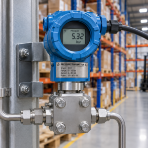 MU – Blue Pressure Transmitter Reading 5.32 Bar