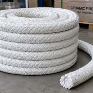 Braided Ceramic Fiber Rope Coil